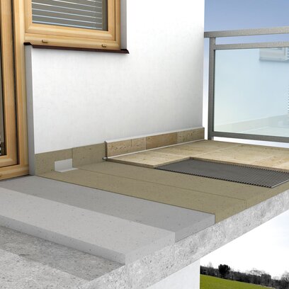 Odolnost a elegance: Keramické řešení pro balkony a lodžie.